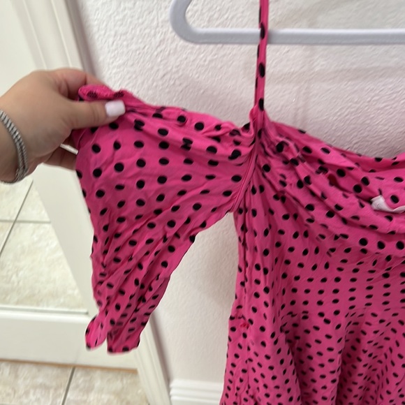 Lovers & Friends Pink Polka Dot Dress - Picture 6 of 12